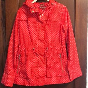 Red Polka Dot Raincoat